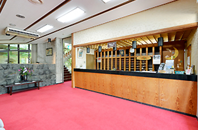 山口県長門市 湯免観光ホテル フロント